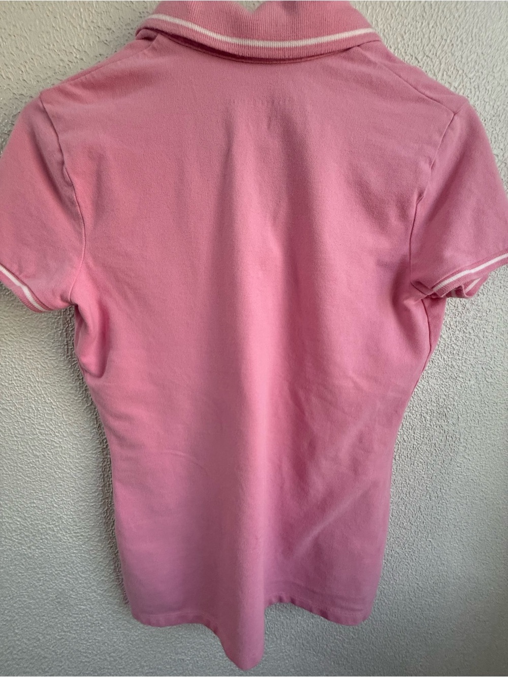 Tommy Hilfiger Pink Short Sleeve Polo Top - Picture 3 of 5